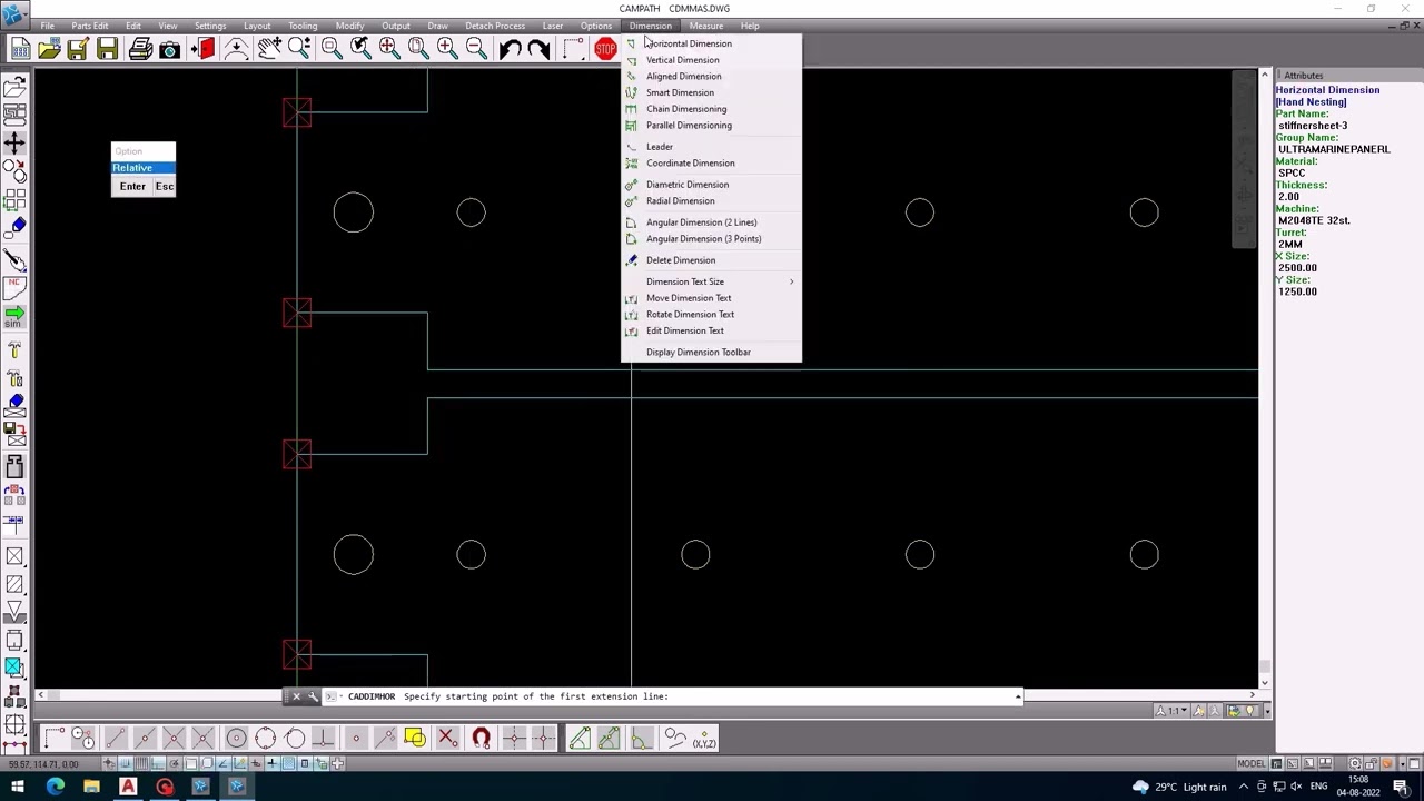 AUTOCAD TO CAMPATH/MURATEC/TURRET MACHINE