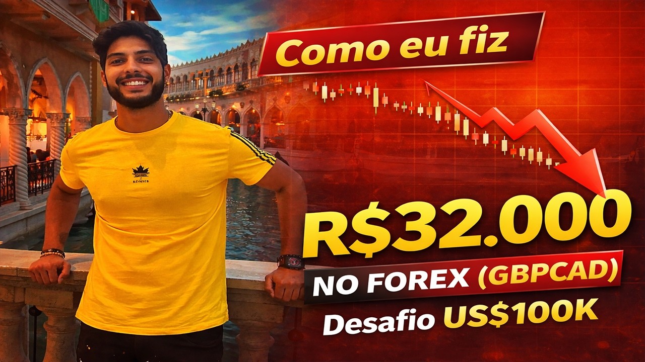 Como eu fiz R$32.000 no Forex (GBPCAD) | Desafio US$100K