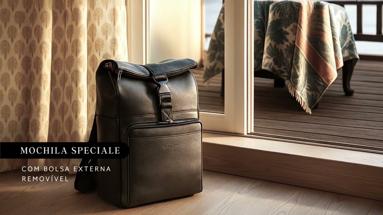 Mochila Speciale Hylberman &ndash; Design sofisticado para quem carrega o essencial