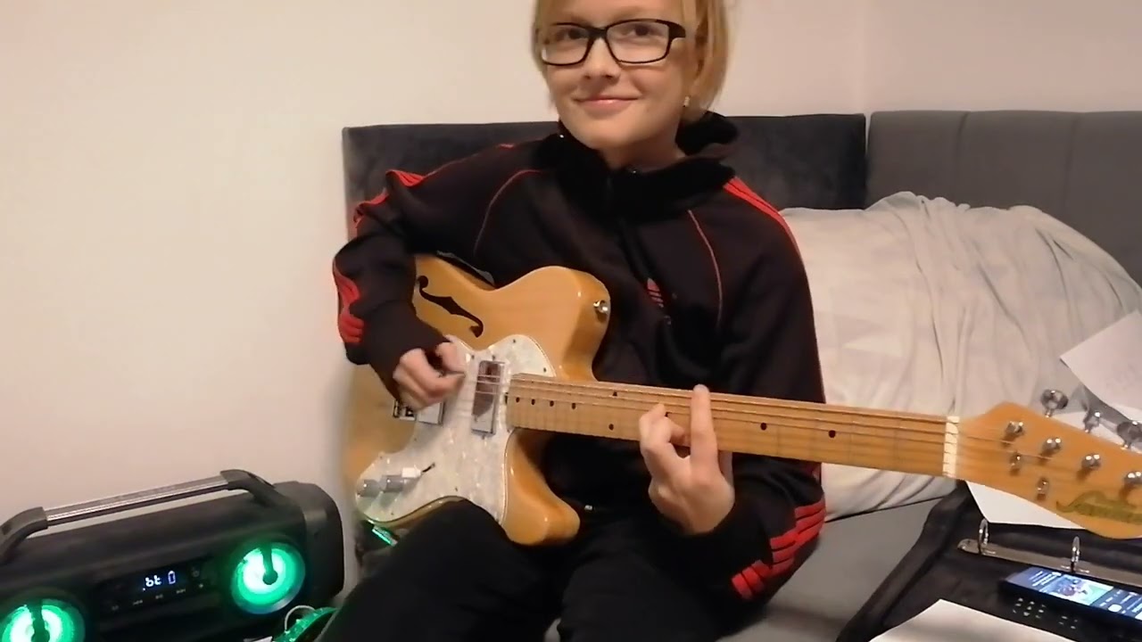 The Kolors - ITALODISCO (electric guitar version by DawidW)
