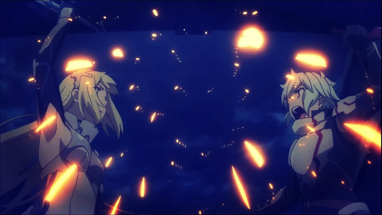 「AMV」Danmachi III - Finish Line - Bell vs Aiz