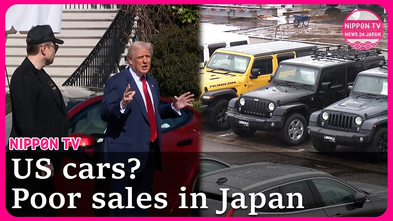 How does US cars sell in Japan?