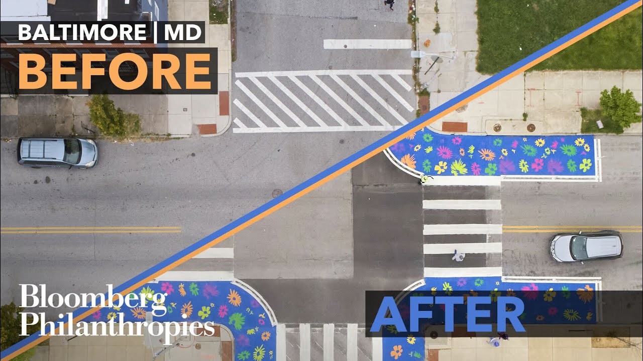 How Asphalt Art Makes This Baltimore Community Safer | Bloomberg Philanthropies