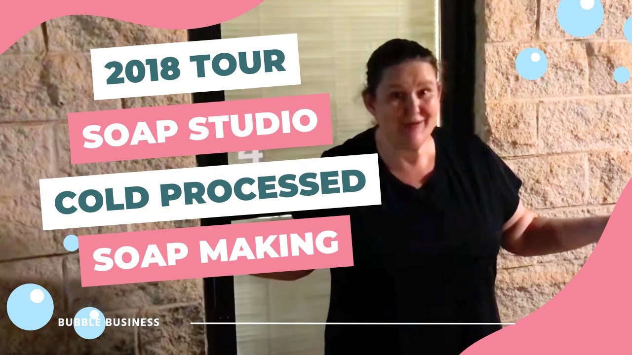 2018 Soap Studio Tour 1500 Square Foot Commercial Space 🏬 Cold Process Soap Making