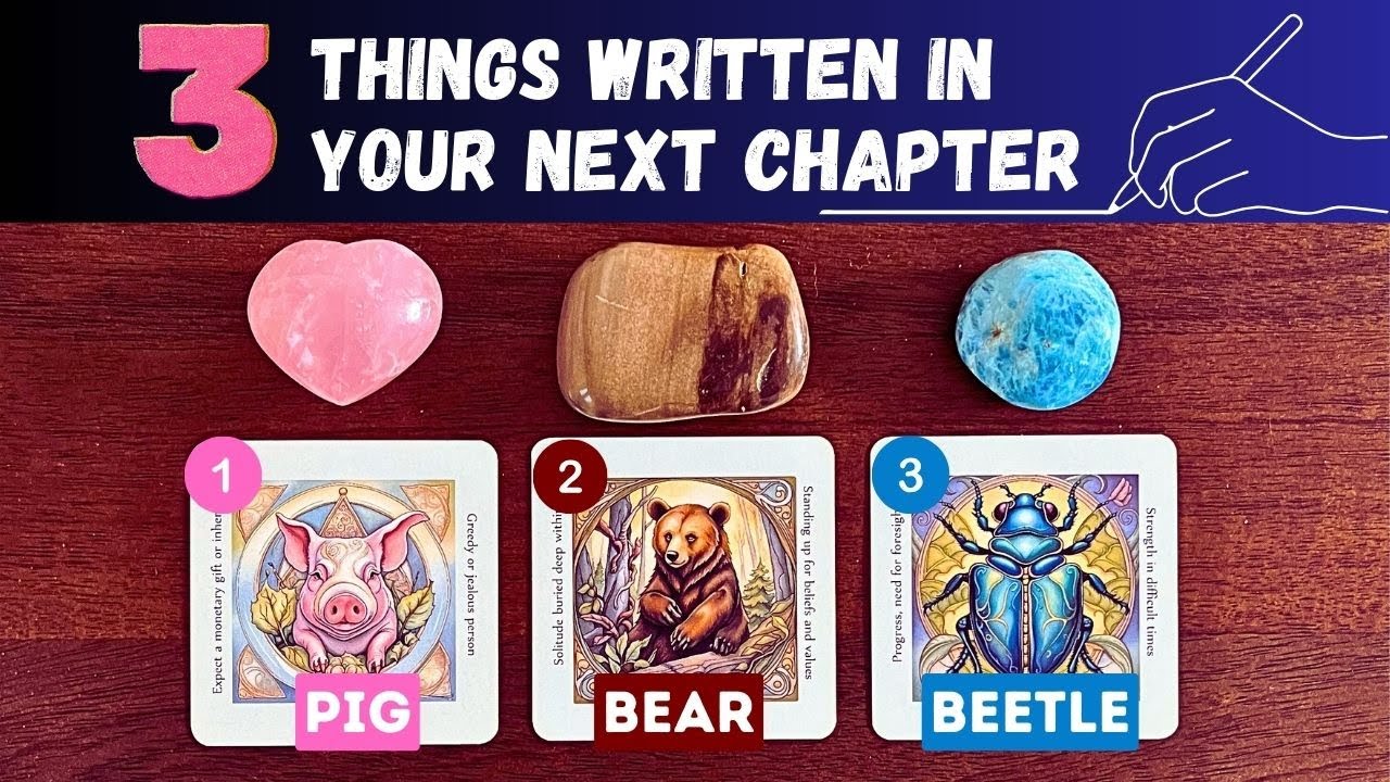 3 Things Written In Your Next Chapter (akashic records)⏐TAROT &bull; pick a card
