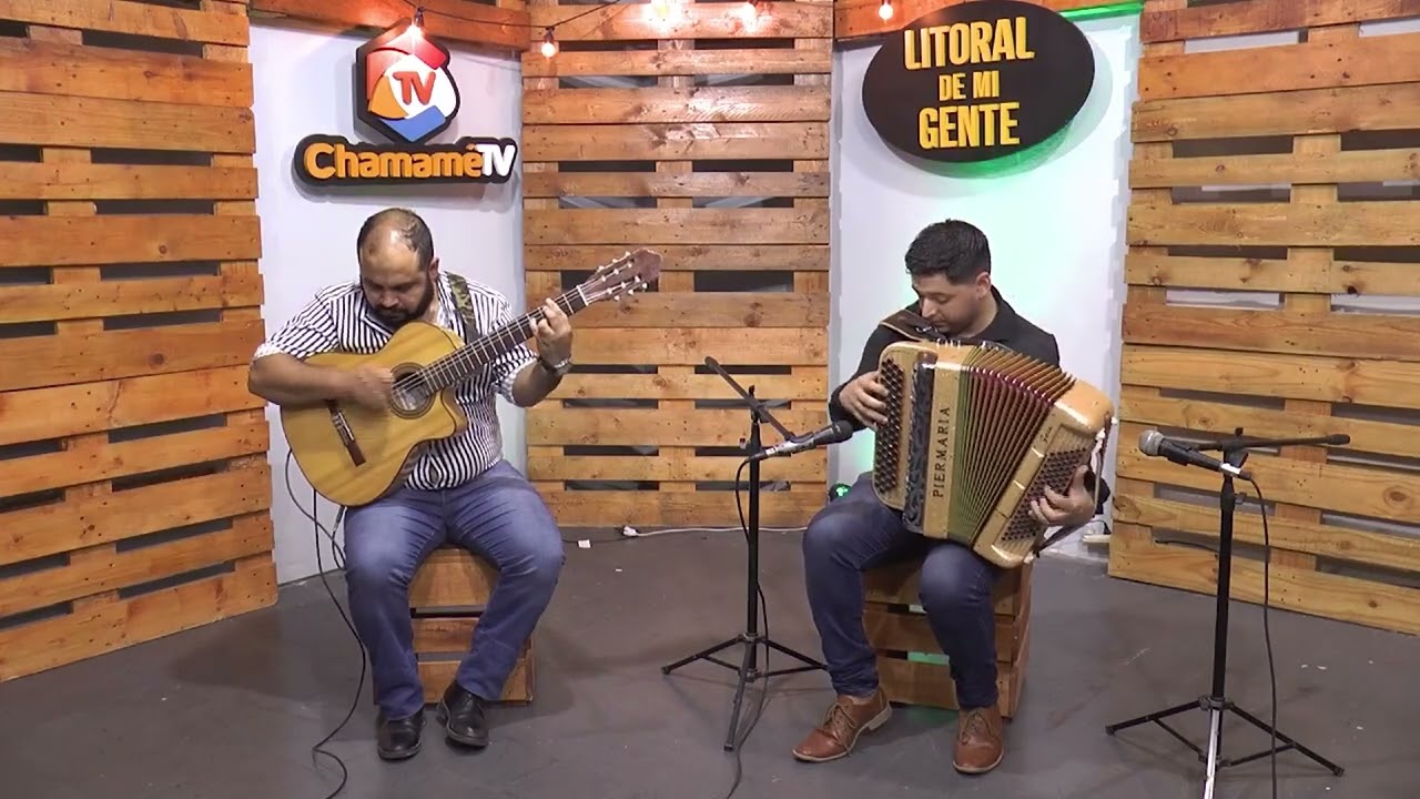 ESTILAZO CORRENTINO (Chamamé) Nico Cardozo y Richard Vallejos en Litoral De Mi Gente