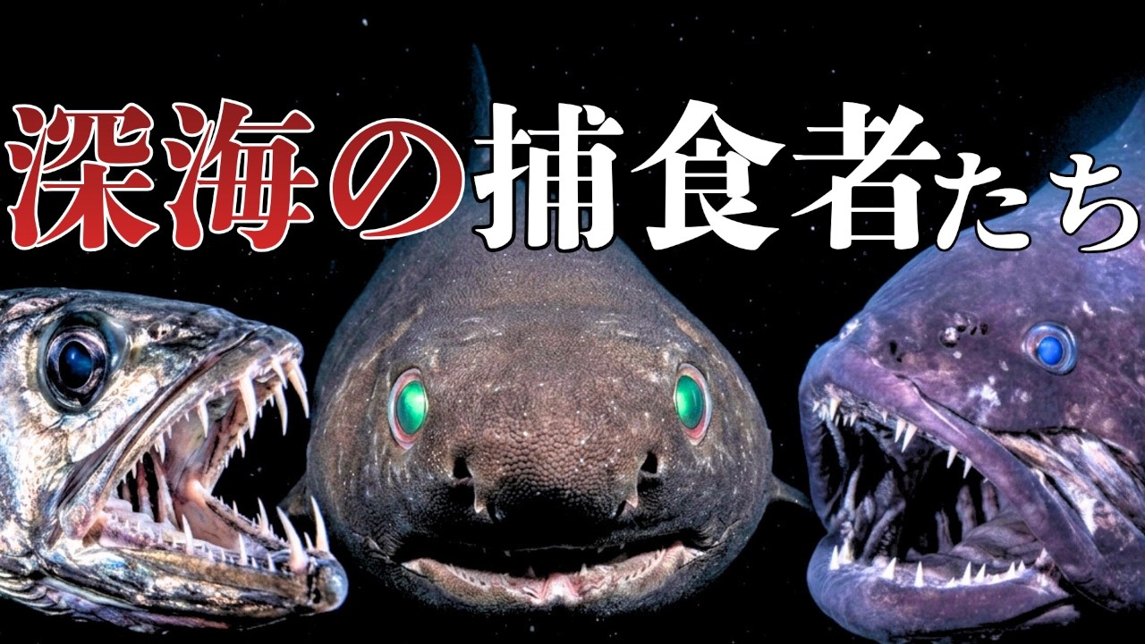 【最恐級】遭遇したら終わり... 。深海の捕食者たちの生態がヤバすぎる！ 【徹底解説】