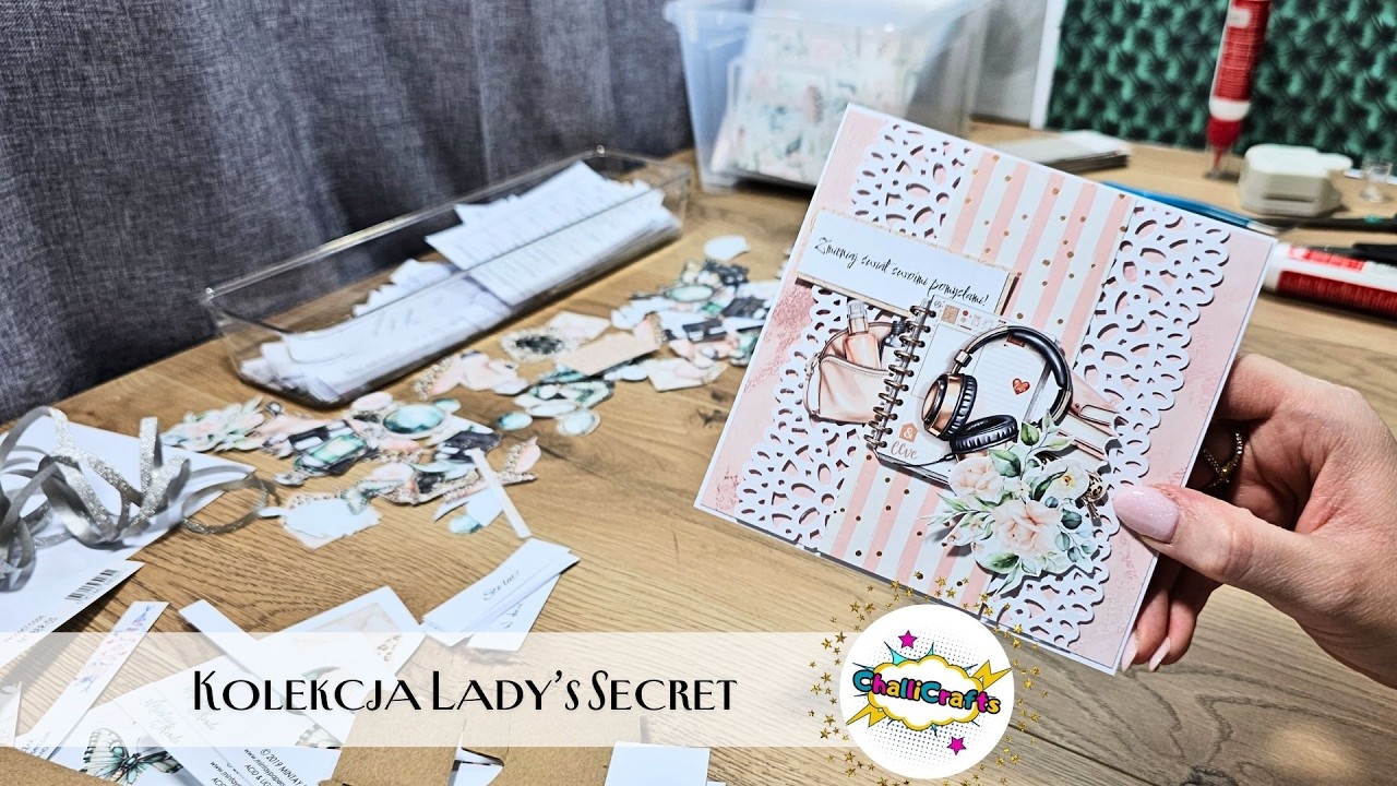 Inspiracja na kartkę dla kobiety | Scrapbooking | @mintaypapers  Lady's Secret