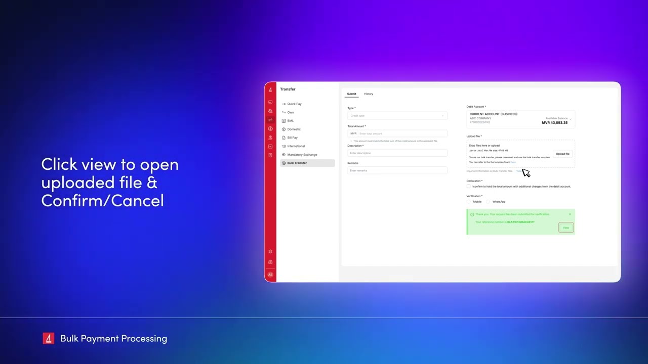 Instant Bulk Transfers for Businesses
