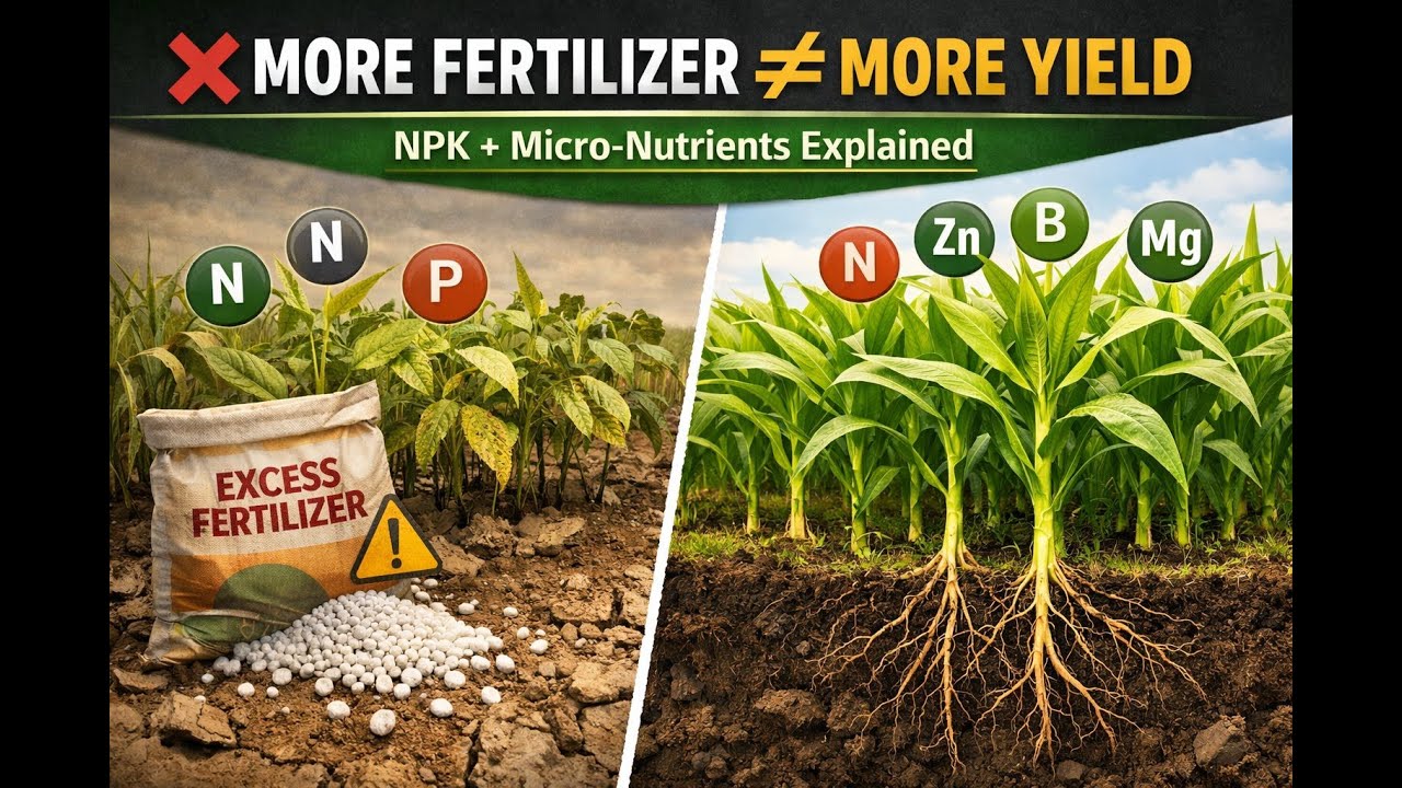 Understanding Soil Nutrients: Why More Fertilizer Does NOT Mean More Yield (NPK Explained)