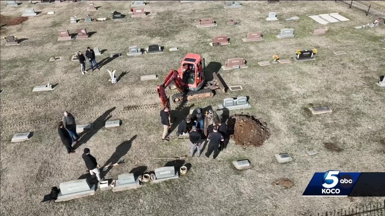 Body exhumed from Oklahoma cemetery as part of cold case investigation
