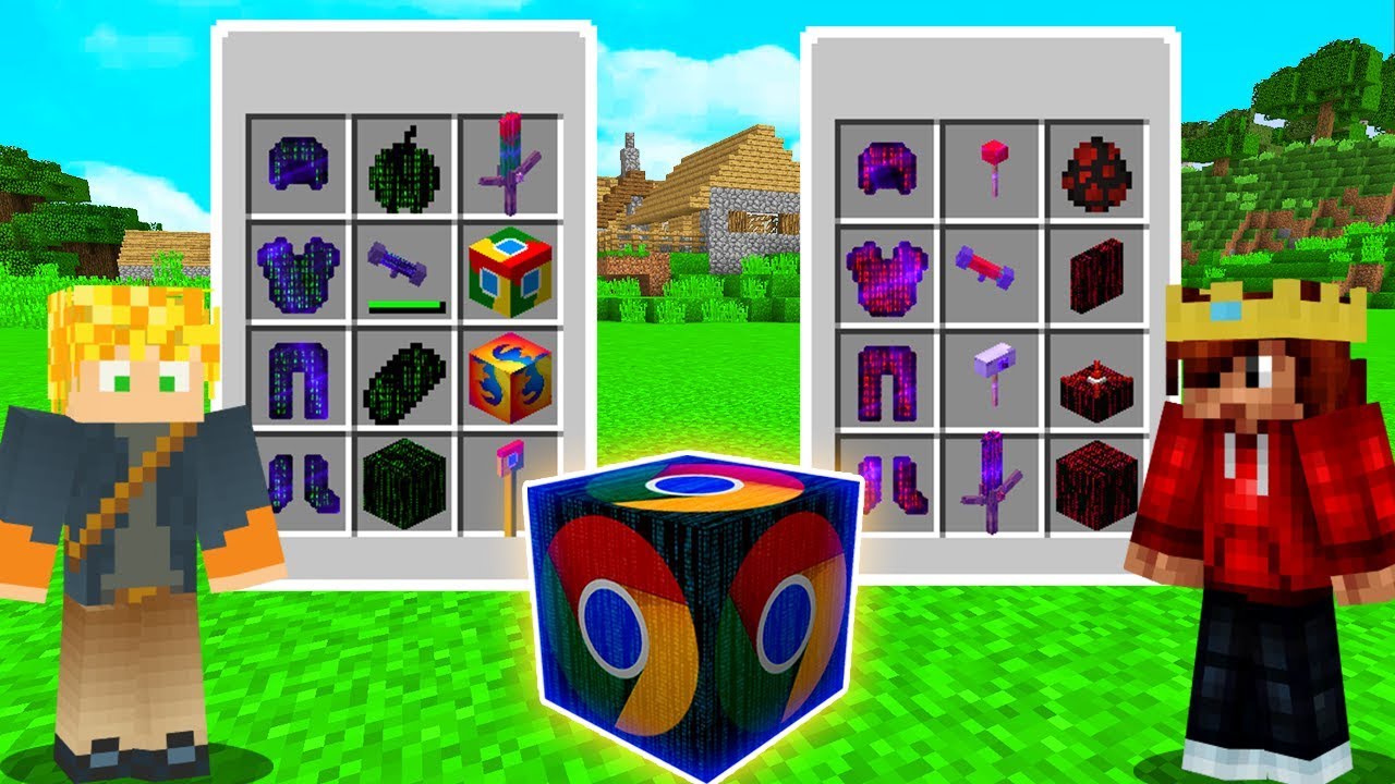 LUCKY BLOCK DOS HACKERS COM ITENS DA IMORTALIDADE NO MINECRAFT