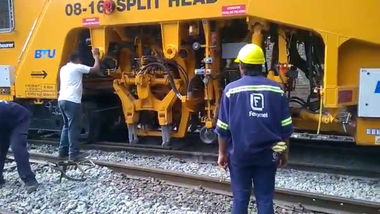 Plasser & Theurer trabajando en Once - Linea Sarmiento