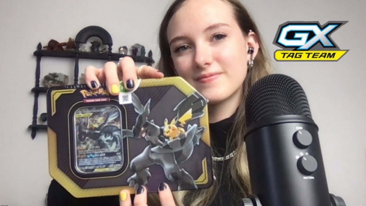 ASMR -Opening 3 Pokémon Tag Team GX Tins!