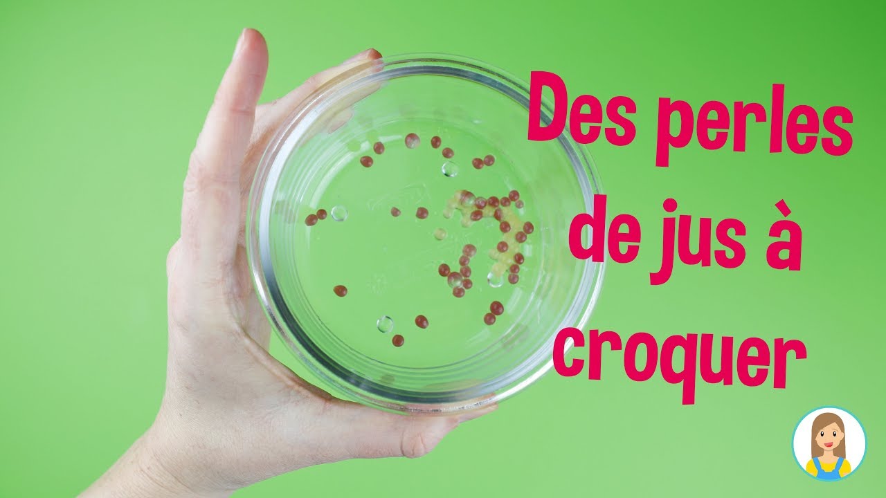 Perles de jus de fruit à croquer pour le plus grand plaisir !