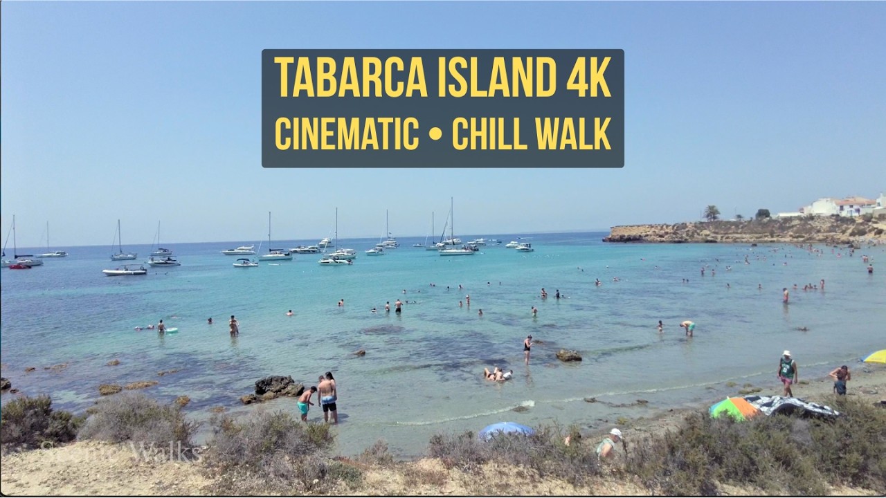 Isla de Tabarca, Spain | 4K Cinematic Chill Walk (No Talking, Music Only)