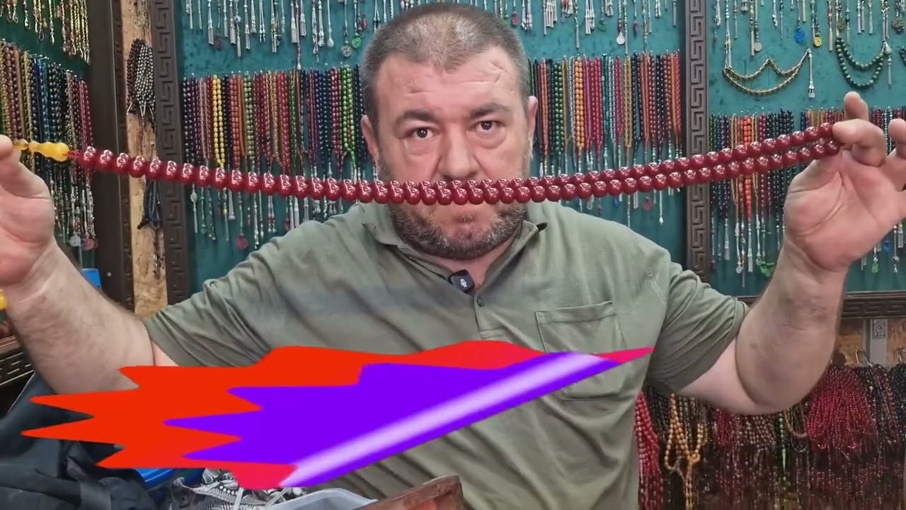 Osmanlı Kehribar Damla Kehribar Tesbih
