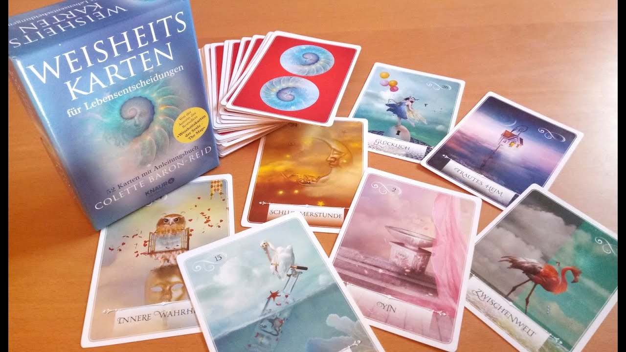 ☀️ Weisheitskarten f&uuml;r Lebensentscheidungen (Review & Reading) ~ Orakelkarten Colette Baron-Reid