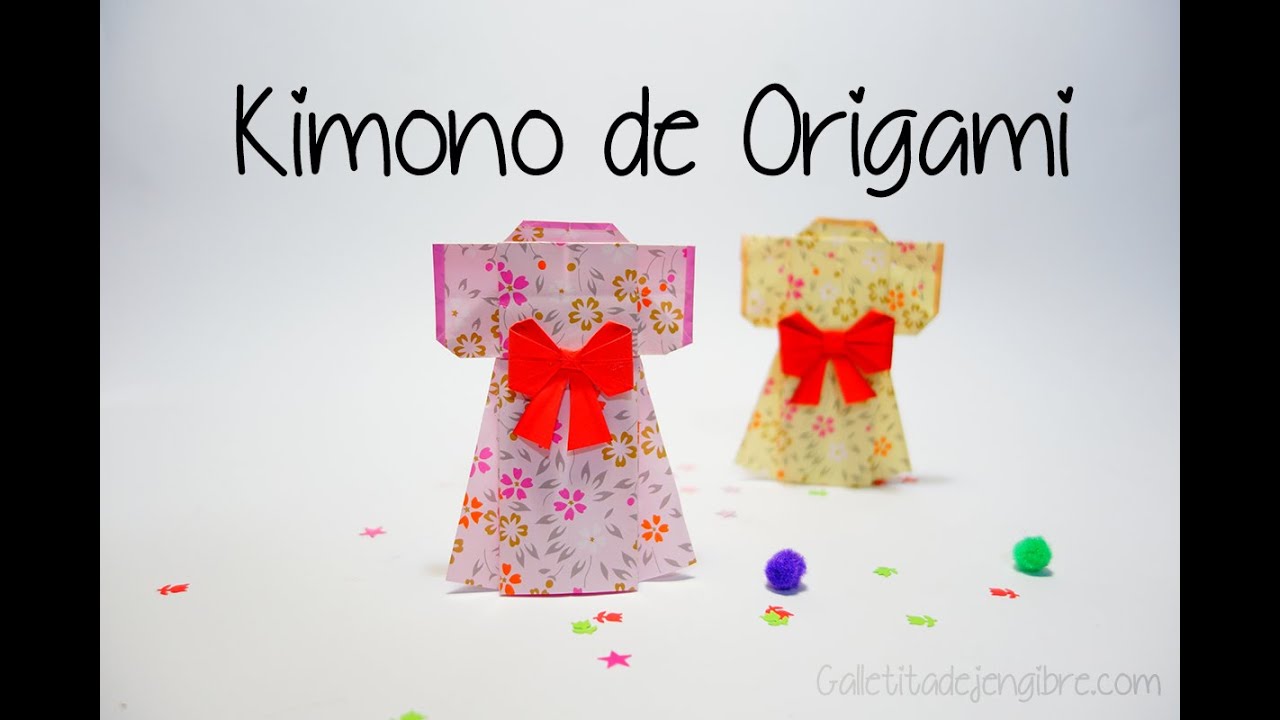 Kimono de papel - origami
