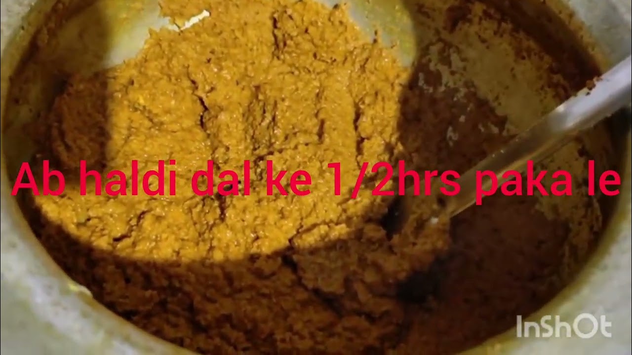 Kaccha haldi ka halwa ( @COOKWITHMANNNA91)