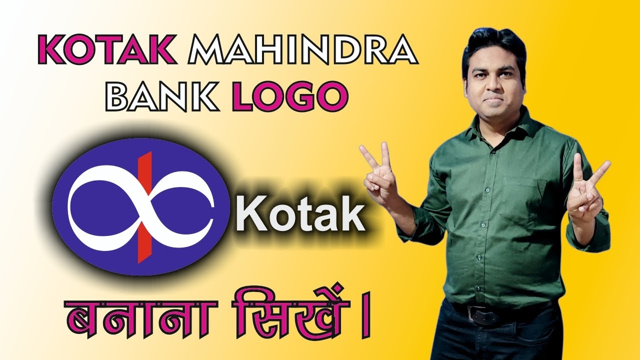 How To Make Kotak Bank Logo in Coreldraw l Coreldraw me Kotak Mahindra Bank Logo kaise banaye l