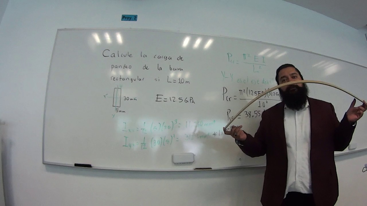 Ejemplo 1, pandeo de columnas: DrX unplugged