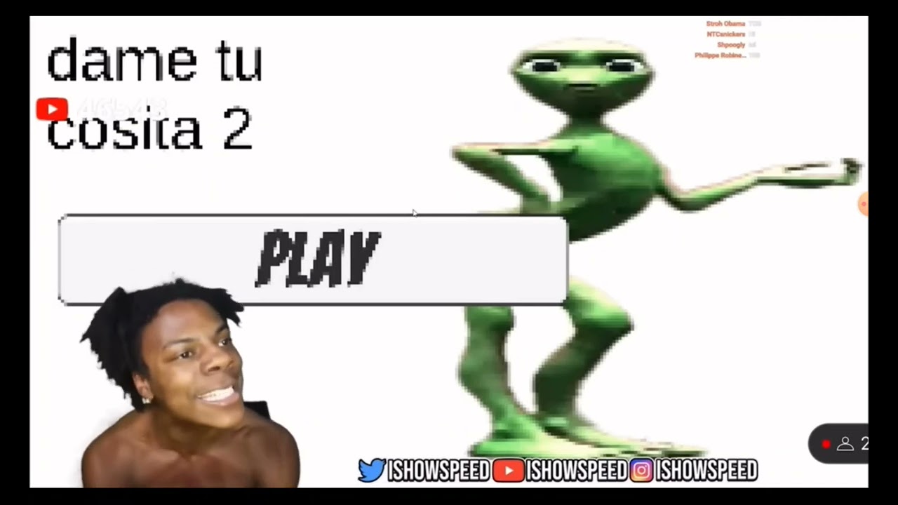 Ishowspeed Plays Dame Tu Cosita 2 Full video