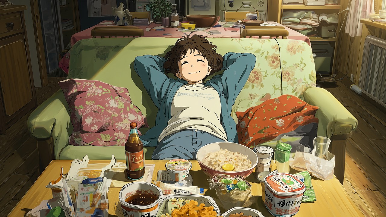 Peaceful Lazy Day ☯︎ Japanese Lofi 🌃 Nostalgic Chill Vibes