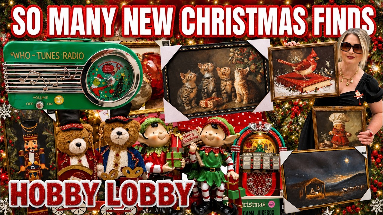 ПОКУПКИ К РОЖДЕСТВУ В HOBBY LOBBY 2026 ✨🎄 ТАК МНОГО НОВИНОК! #hobbylobby #рождество