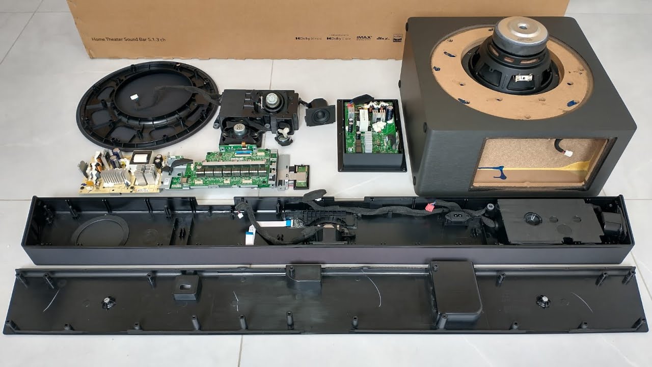 LG Soundbar S90qy Look Inside (Disassembled) Teardown (Desmontada) Por dentro
