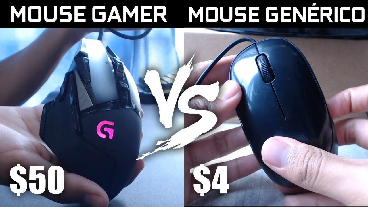 MOUSE BARATO VS MOUSE GAMER | Review Comparativa Logitech G502