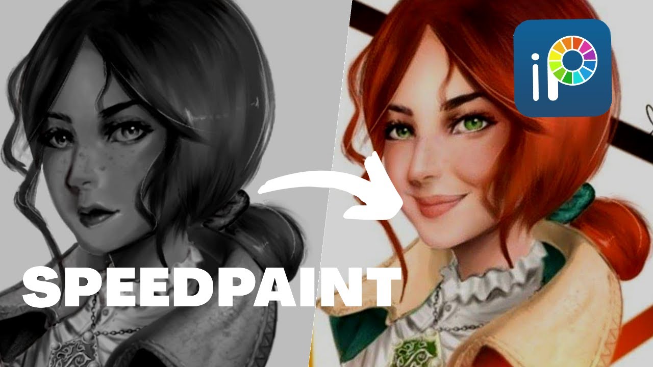 Triss STYLIZED PORTRAIT | ibisPaint X