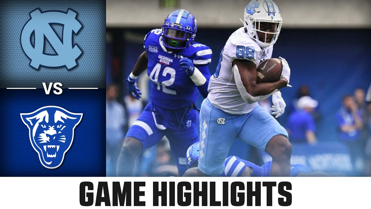 North Carolina vs. Georgia St. | ACC Football Highlights (2022)