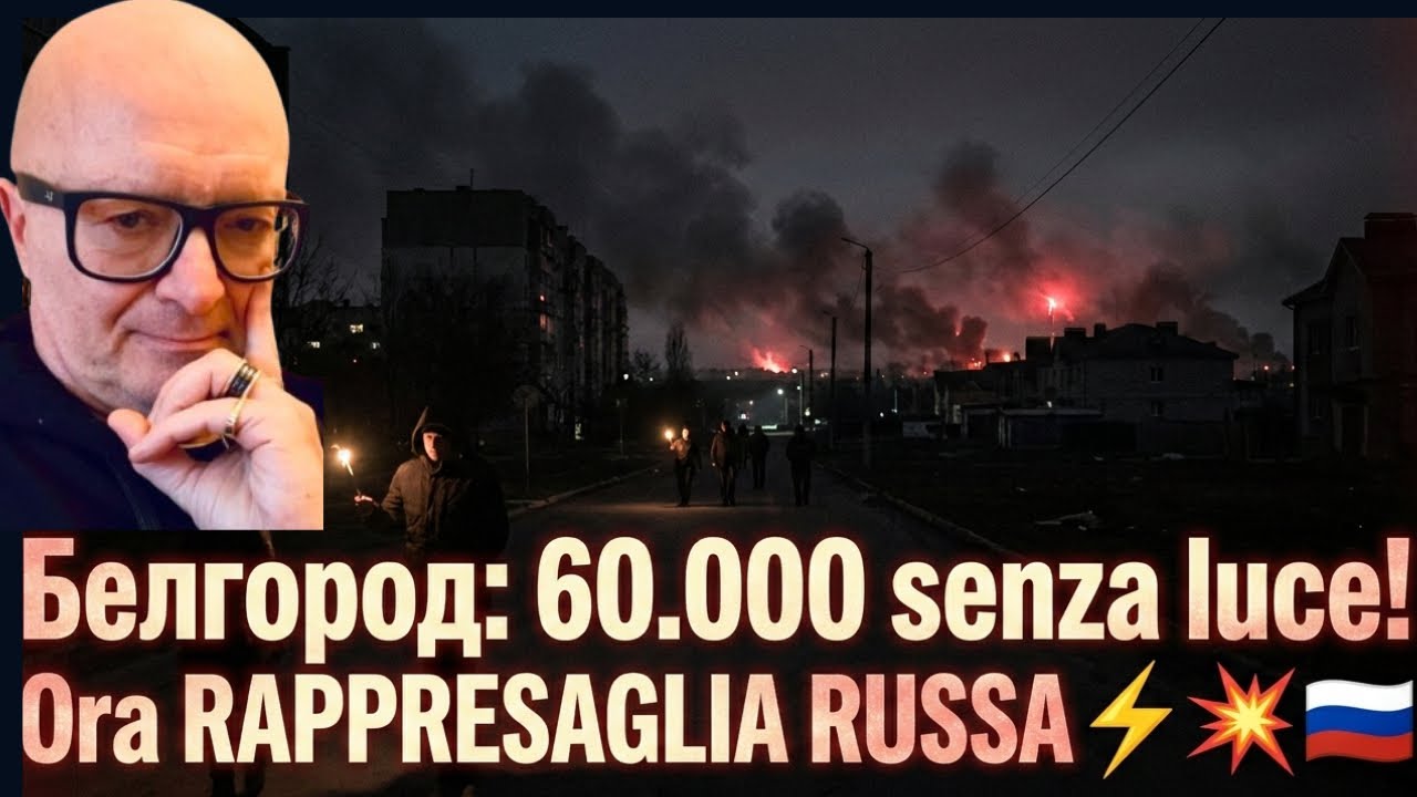 ‼️🇷🇺 Белгород sotto attacco: 60.000 senza elettricità! Pronta rappresaglia Russa ⚡