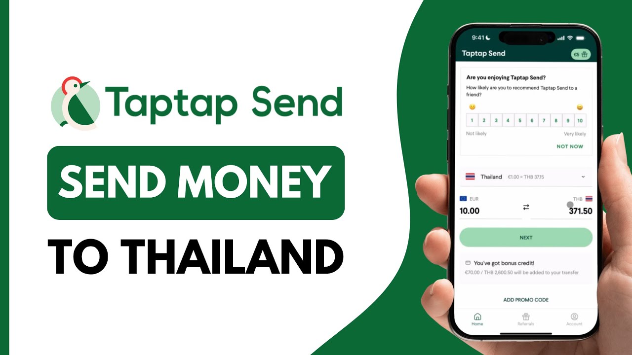 How to Send Money to Thailand Using TapTap Send - Step by Step