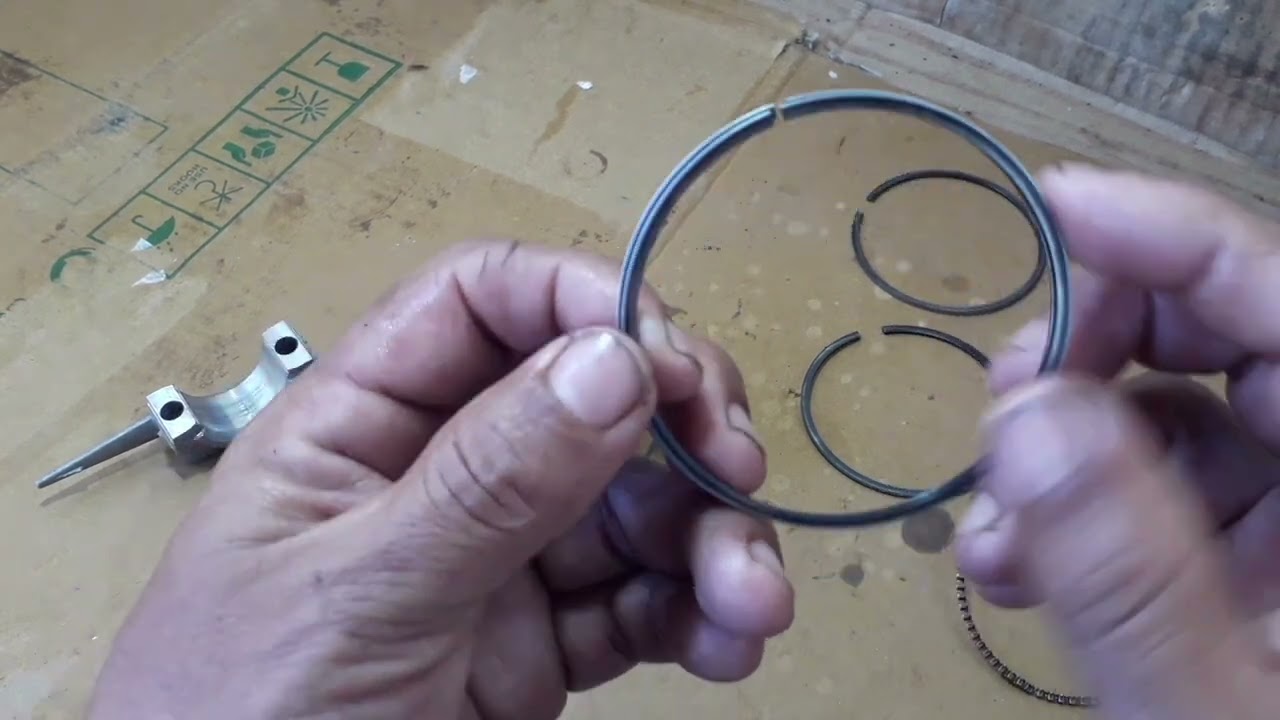 montagem completa dos anéis de segmentos,motor estacionario 6.5hp