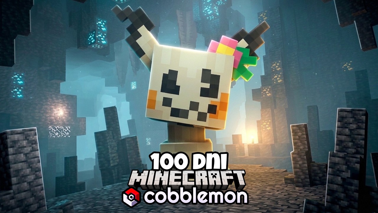 Spędziłem 100 dni w TYLKO JASKINI Cobblemon! (Minecraft Pok&eacute;mon)