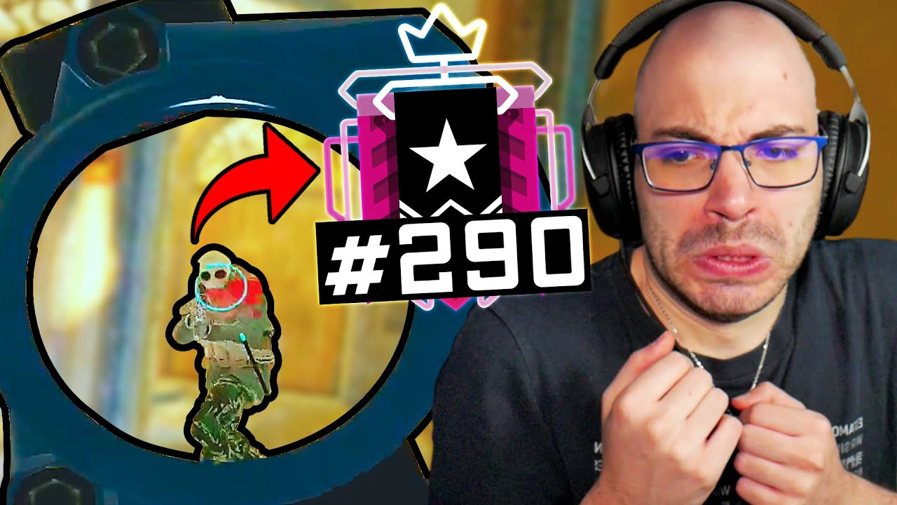 TOP 290 al MONDO? non dico altro. - Rainbow Six Siege ITA Gameplay Ranked PC