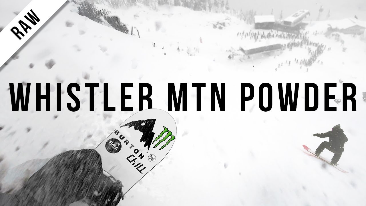 Дни катания на сноуборде Deep Powder Days на горнолыжном курорте Уистлер-Маунтин.