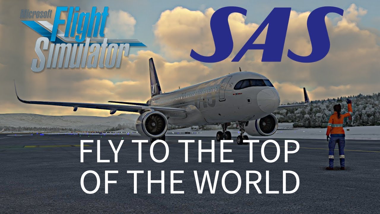 MSFS: A320neo Tromsø to the top of the world, Longyearbyen