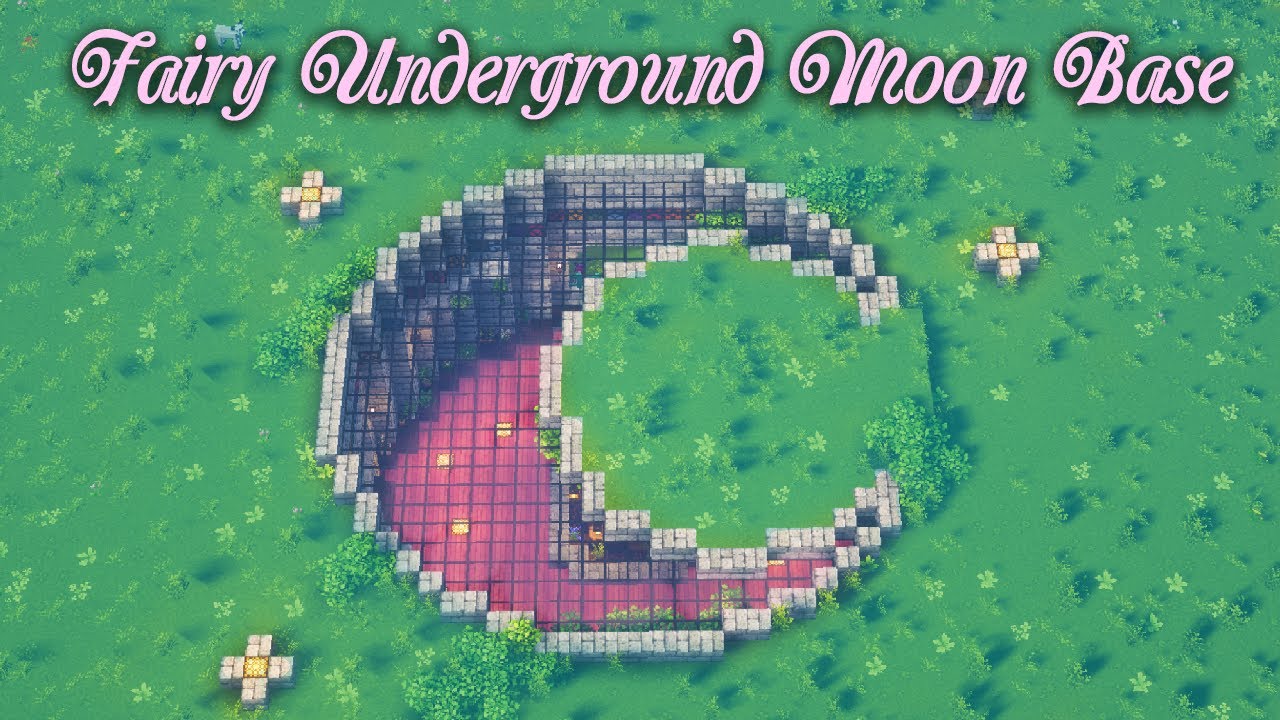 Aesthetic Minecraft Speed Build 🌙🔮✨ CIT Resource Packs Fairytale Ghoulcraft Mizuno Fairy Moon Base ✨