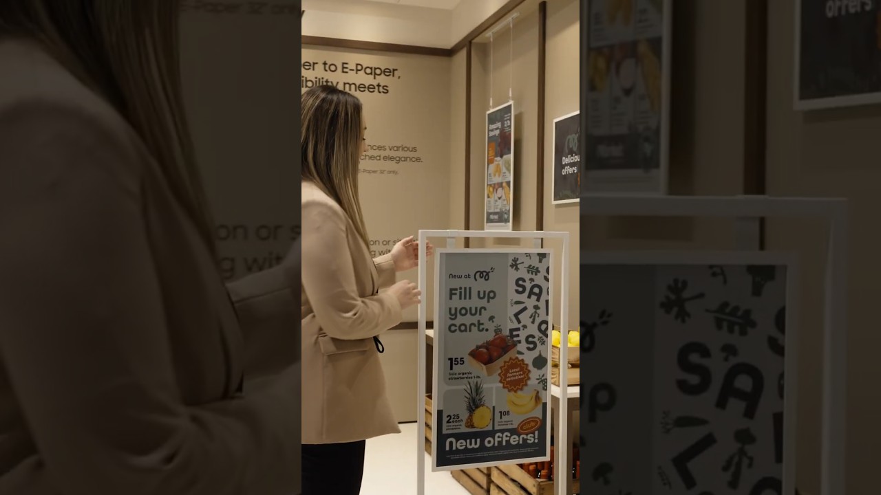 [ISE 2025] Samsung Color E-Paper: Ultra-thin, Energy Efficient | Samsung