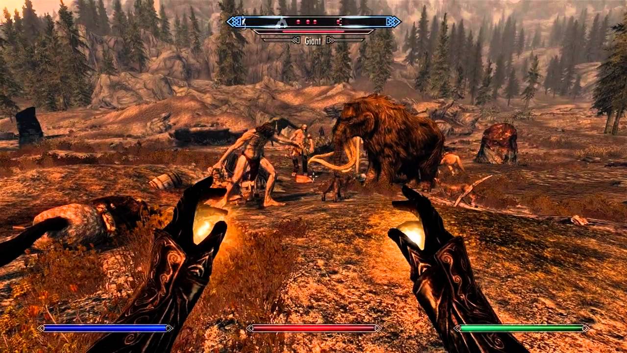 Beautiful Skyrim: Crazy Big Fight