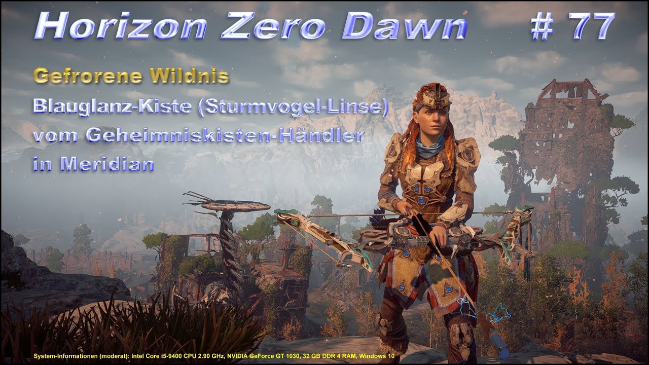 HorizonZeroDawn 2025 12 25 Folge077 Blauglanz Kiste Sturmvogel Linse