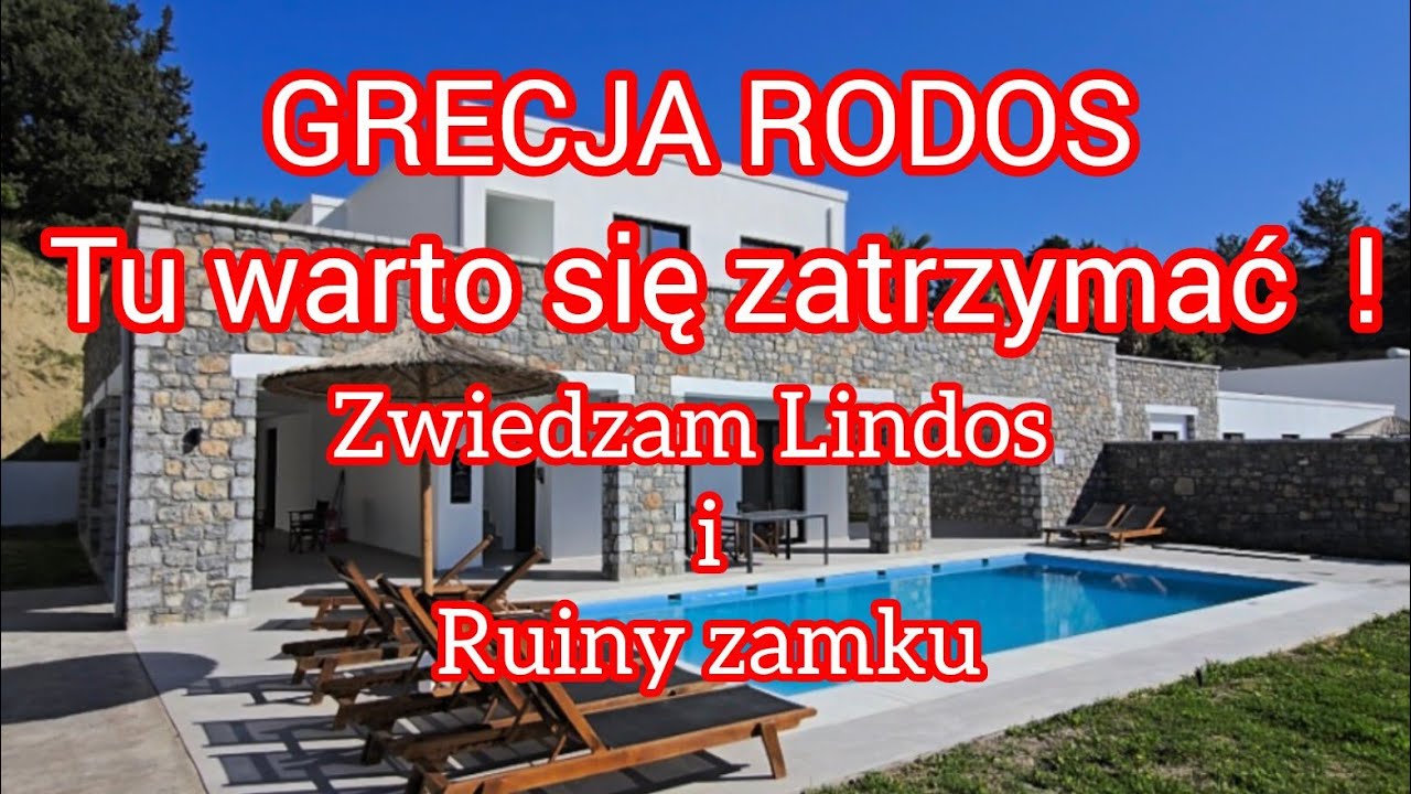 RODOS Grecja Lindos i ruiny zamkku #2025 travel #wakacje #trip #plaża #lotnisko #hotel