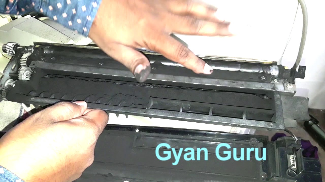 how to clean magnetic roller in toner unit of copier machine for better quality photo copy