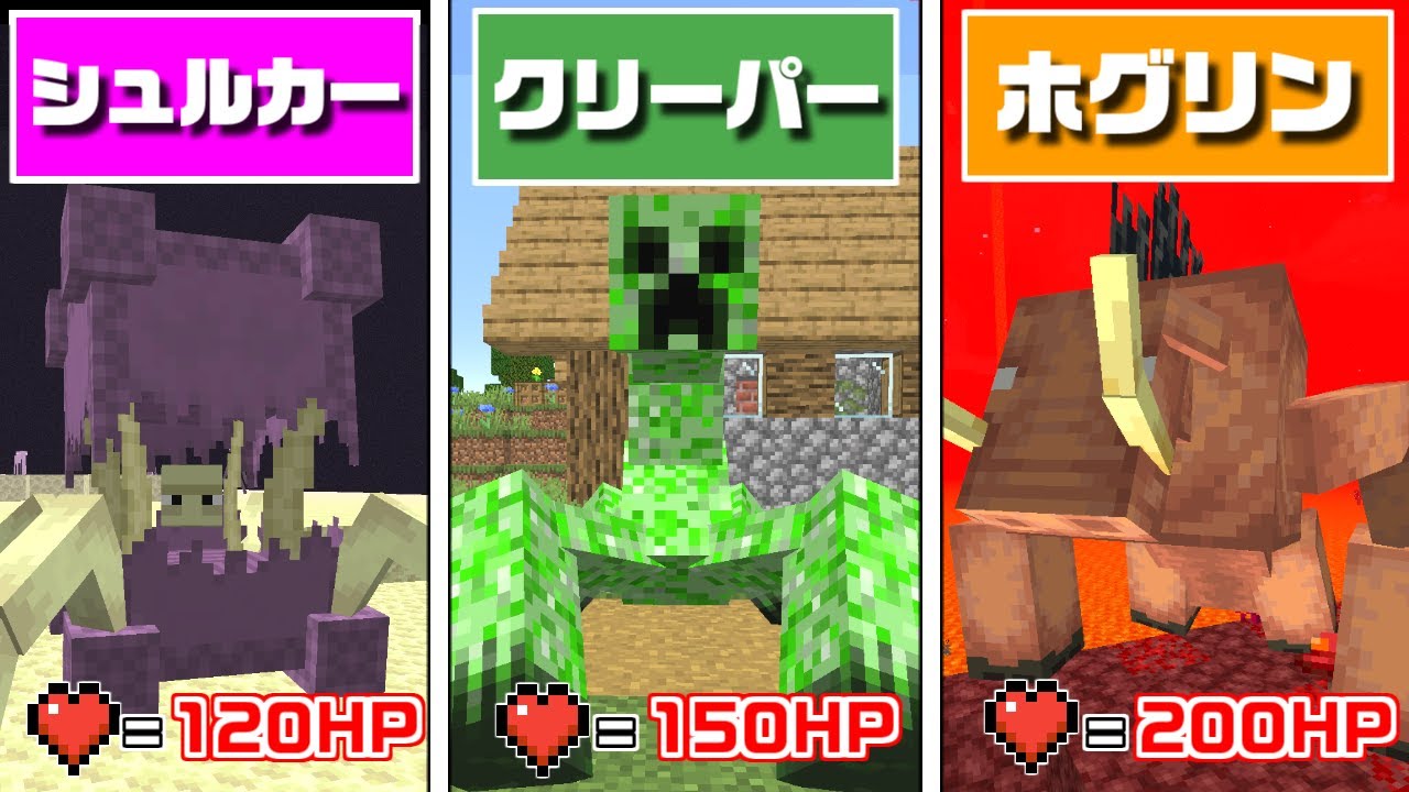 【マインクラフト】突然変異して最強になったモブに変身できる世界でサバイバルしたらとんでもなかった...