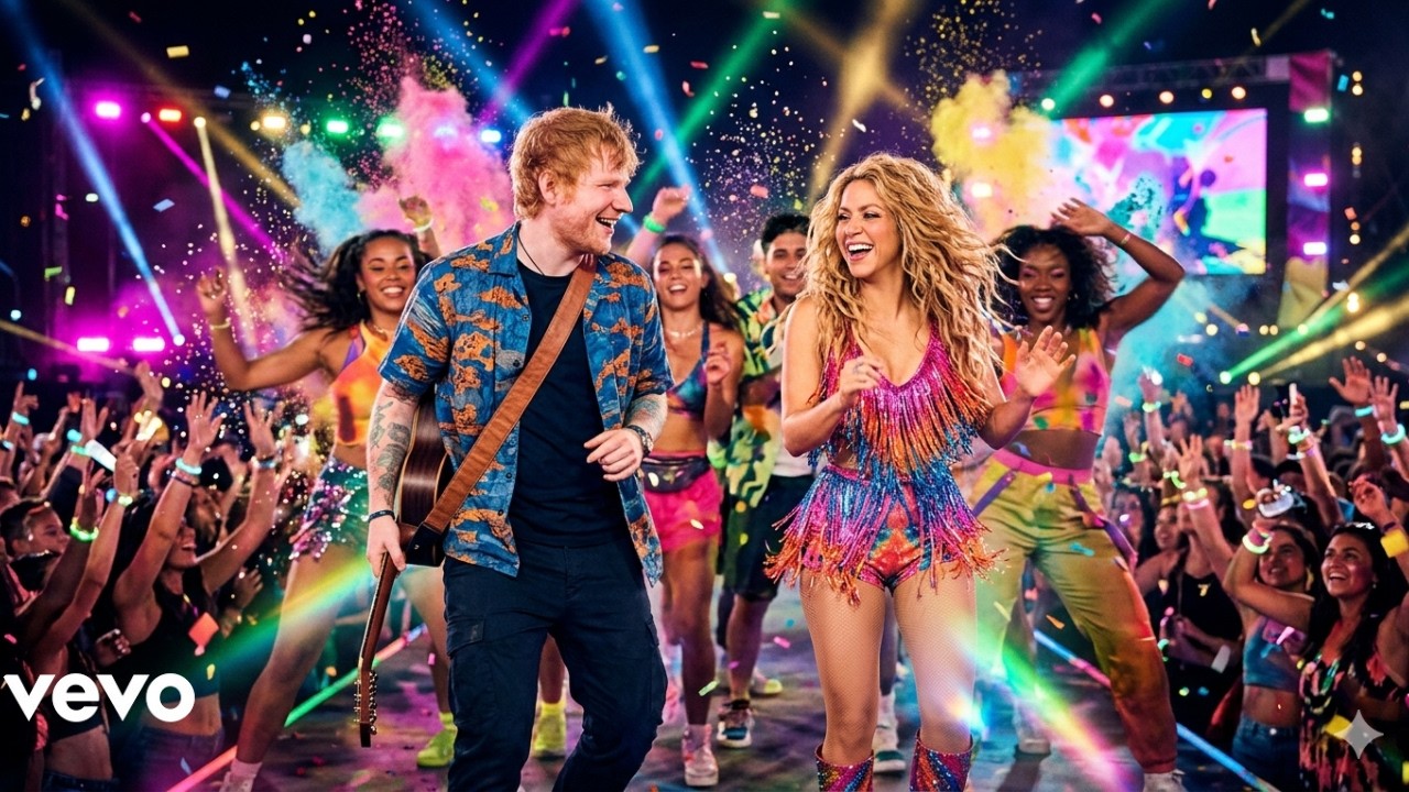JOY &ndash; Ed Sheeran ft Shakira (oficjalny teledysk) | Wirusowy hit poprawiający nastr&oacute;j 2026