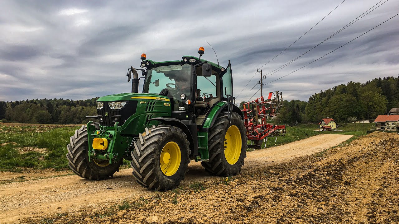Setev koruze + kultuviranje | JOHN DEERE 6125R