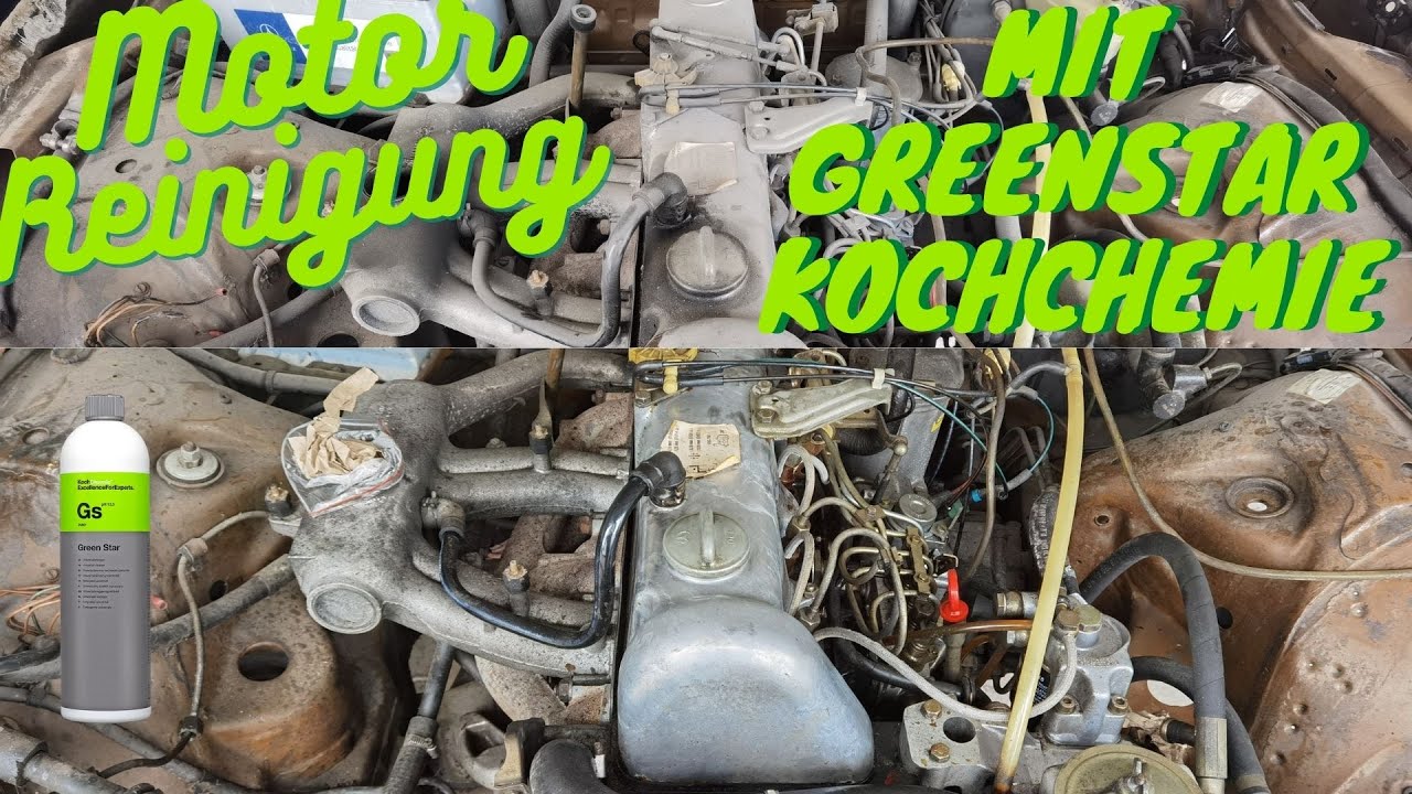 Motorreinigung mit Green Star Kochchemie, 👍👎🤔, überraschendes Ergebnis